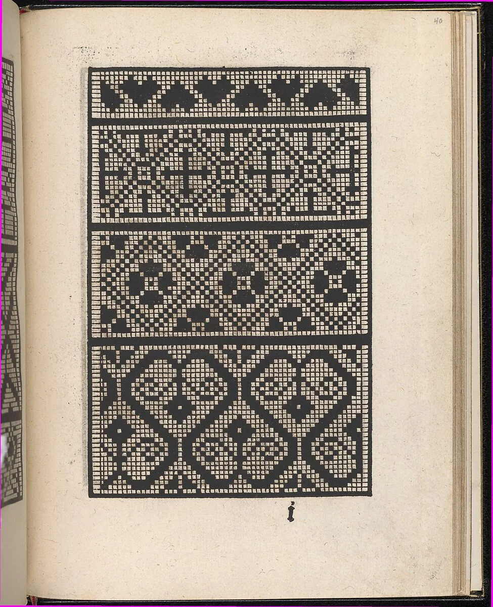 Page from Ein new kunstlich Modelbuch...(Page 40r) — Peter Quentel