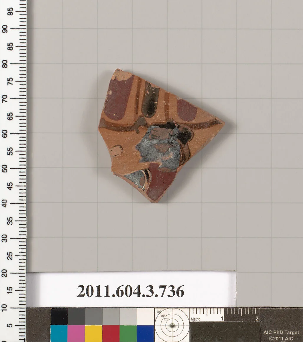 Terracotta fragment of a neck-amphora (jar) — Unknown