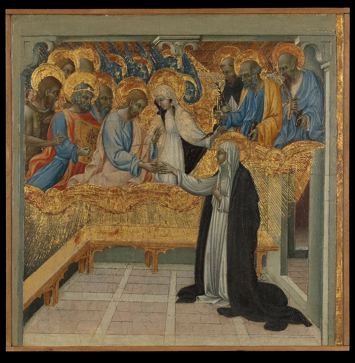 The Mystic Marriage of Saint Catherine of Siena — Giovanni di Paolo (Giovanni di Paolo di Grazia)