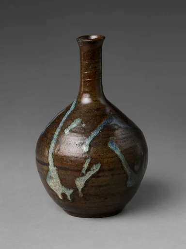 日本 瀬戸徳利 (19世紀前半)|Bottle with Splashed Design