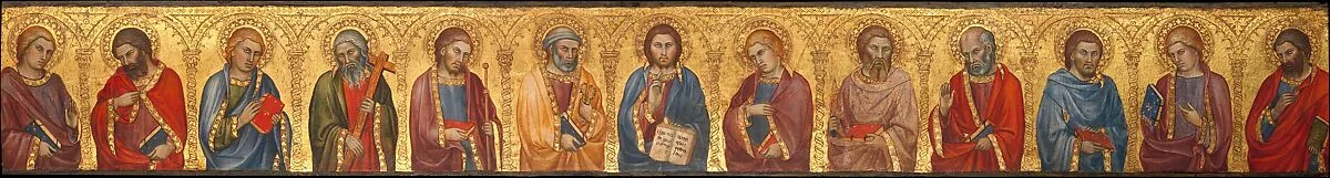 Christ and the Twelve Apostles — Taddeo di Bartolo