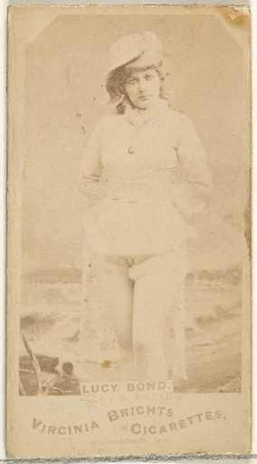 Lucy Bond, from the Actors and Actresses series (N45, Type 1) for Virginia Brights Cigarettes