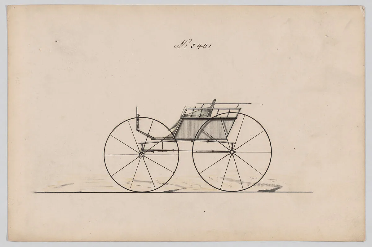 Four Wheel Dog Cart/Game Wagon # 3401 — Brewster & Co.