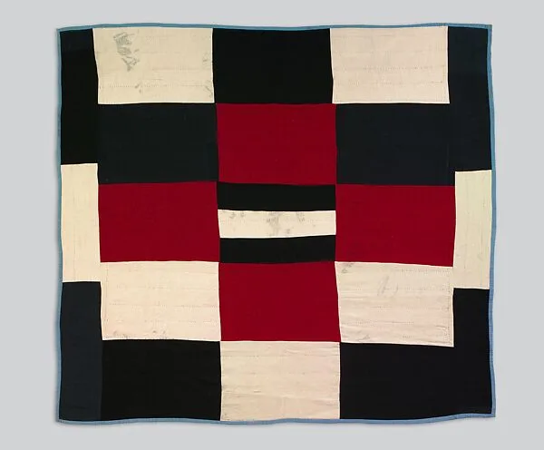 Pieced wool quilt — Unknown