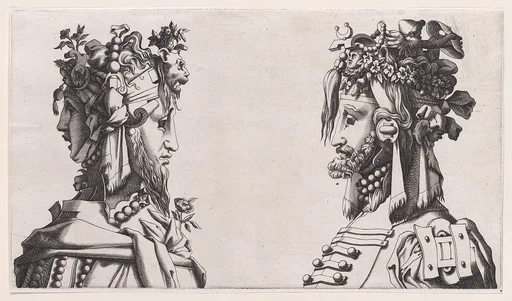 Fantastical Masked Masculine Heads