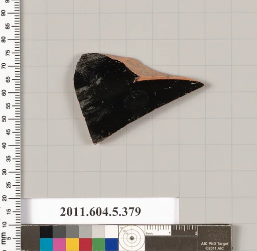 Terracotta fragment of a kylix (drinking cup)