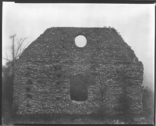 [Wall of Tabby Shell Construction, St. Mary's, Georgia]