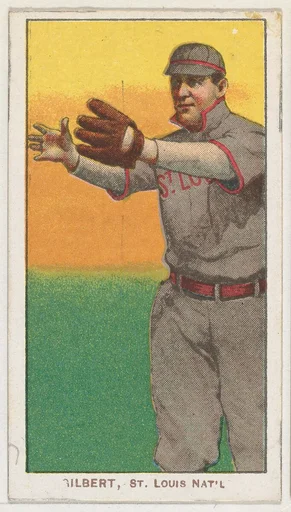 Gilbert, St. Louis, National League, from the White Border series (T206) for the American Tobacco Company