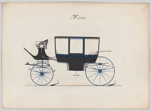 Design Curtain Quarter Coach, no. 3105