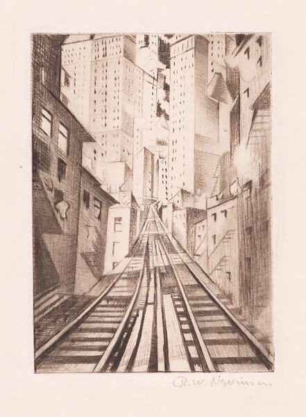 New York: An Abstraction — Christopher Richard Wynne Nevinson