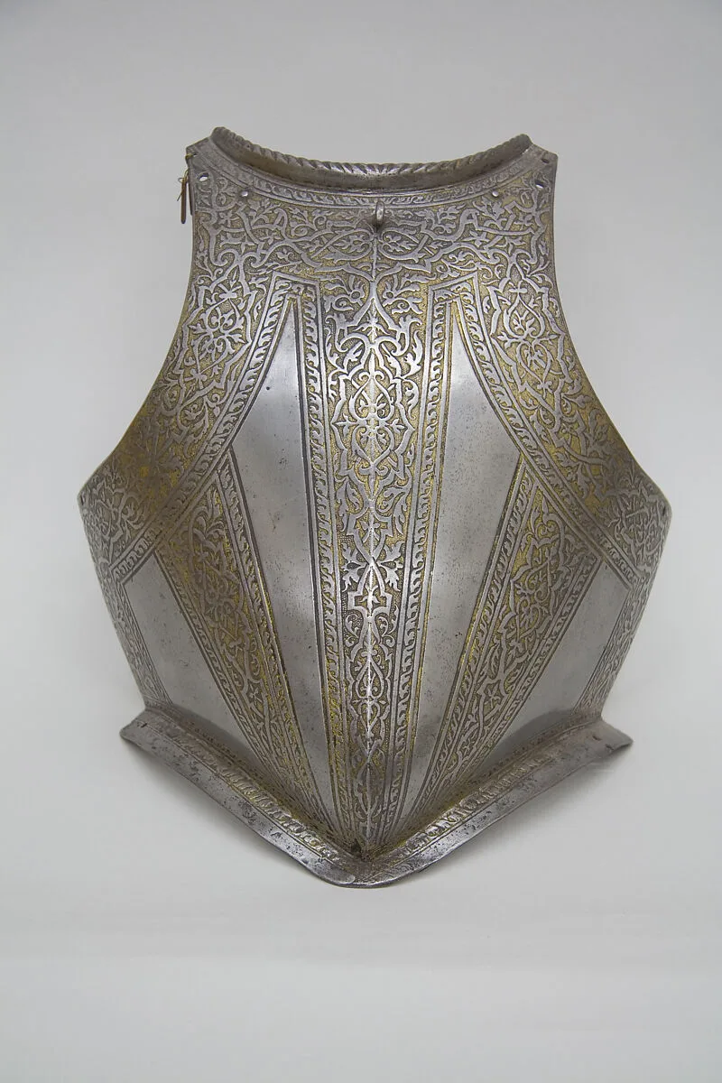Breastplate from an Armor of Francesco Maria II della Rovere (1548–1631), Duke of Urbino — Unknown