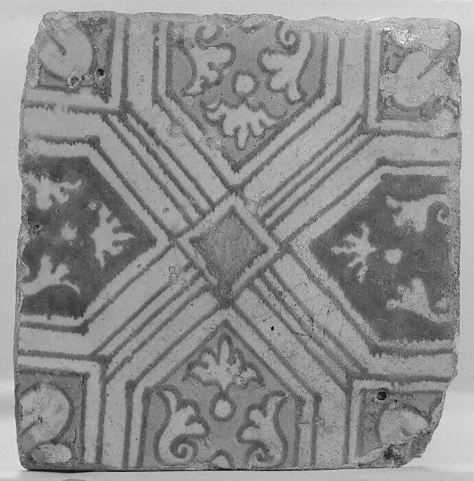 Floor tile — Unknown