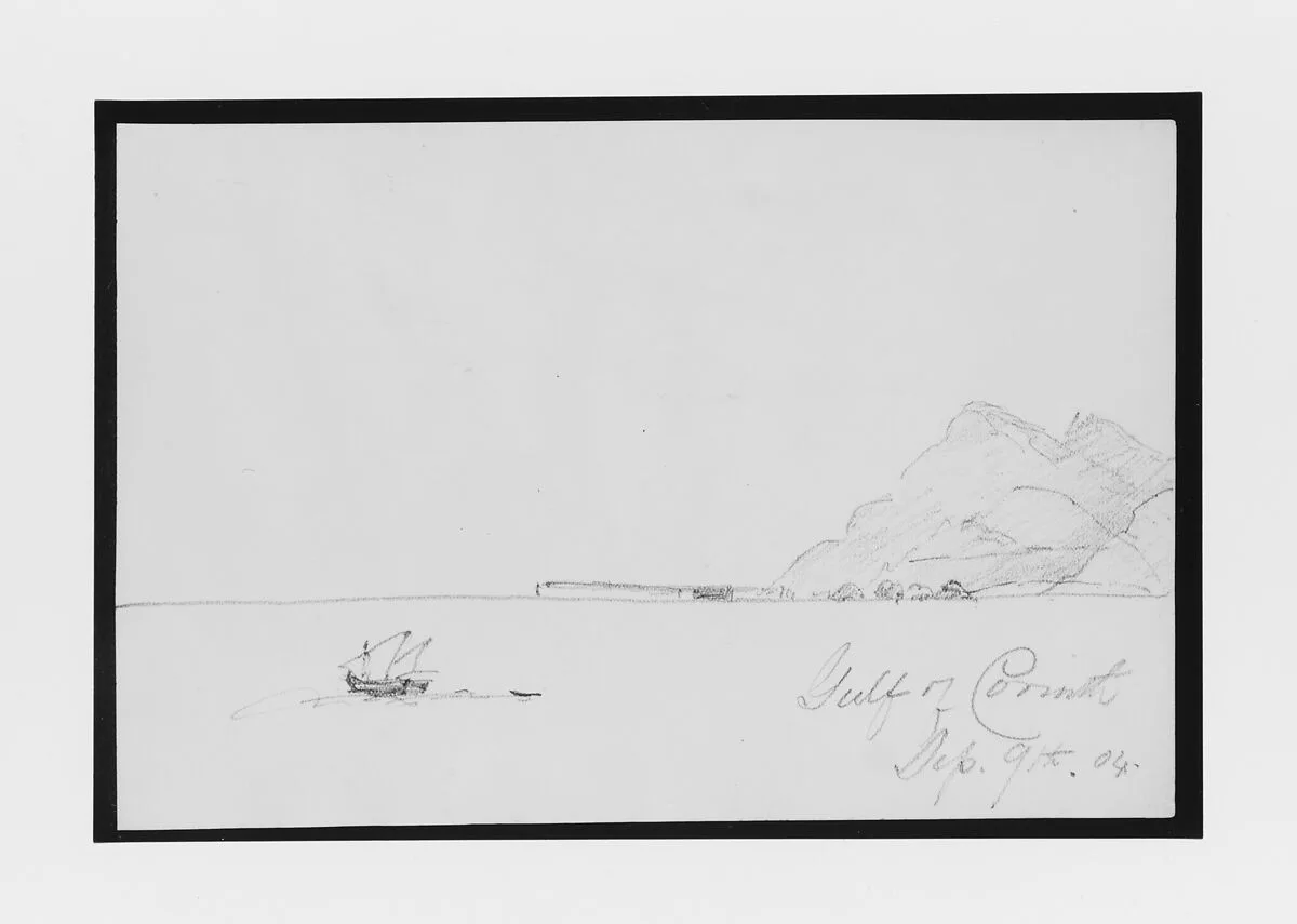 Gulf of Corinth (from Sketchbook) — Mary Newbold Sargent
