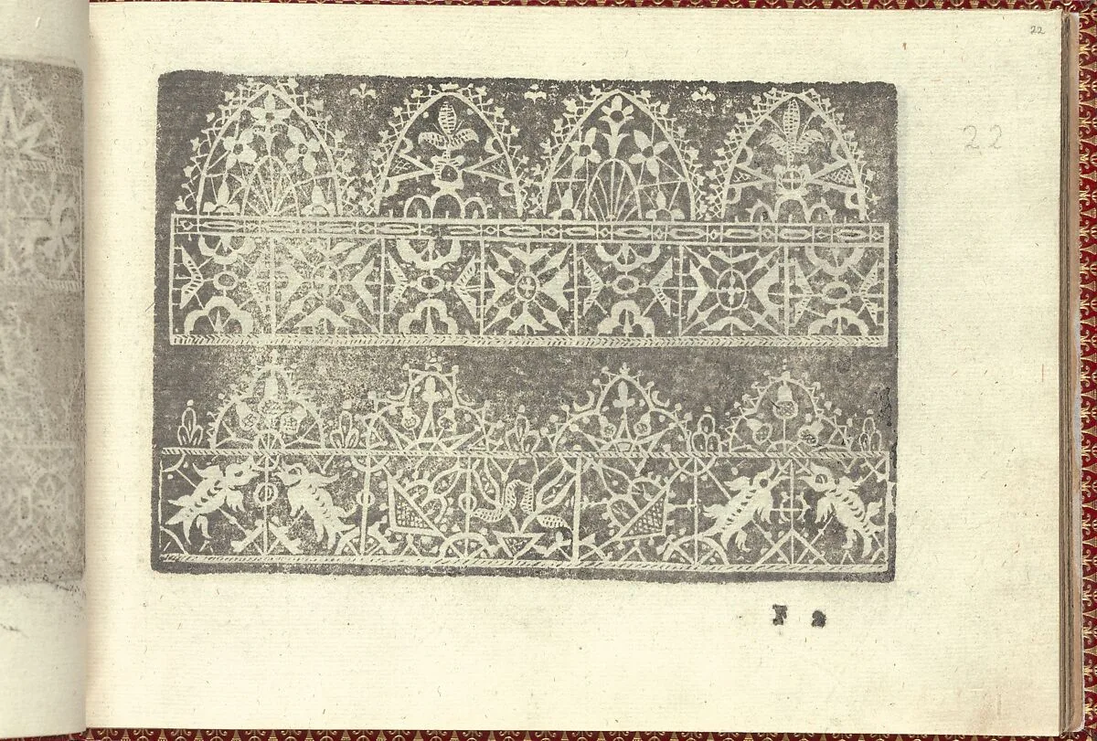 Corona delle Nobili et Virtuose Donne: Libro I-IV, page 22 (recto) — Cesare Vecellio