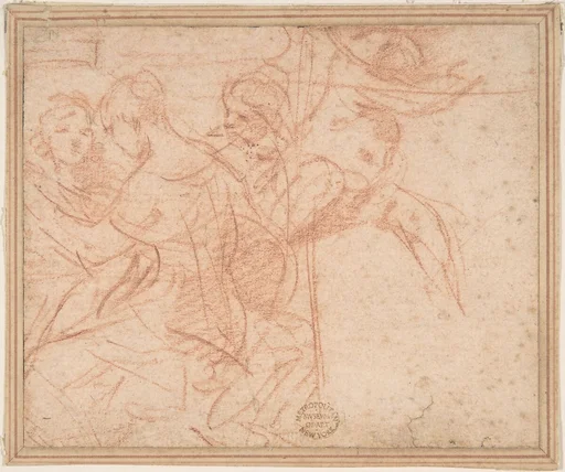 Three Female Figures and Seated Putto