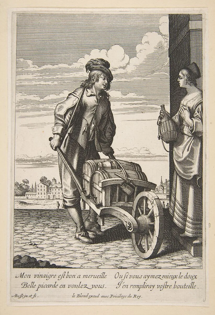 The Vinegar Merchant — Abraham Bosse|Jean I Leblond