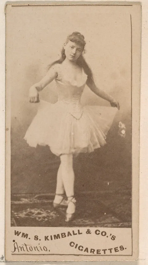 Miss Antonio, from the Actresses series (N203) issued by Wm. S. Kimball & Co. — William S. Kimball & Company