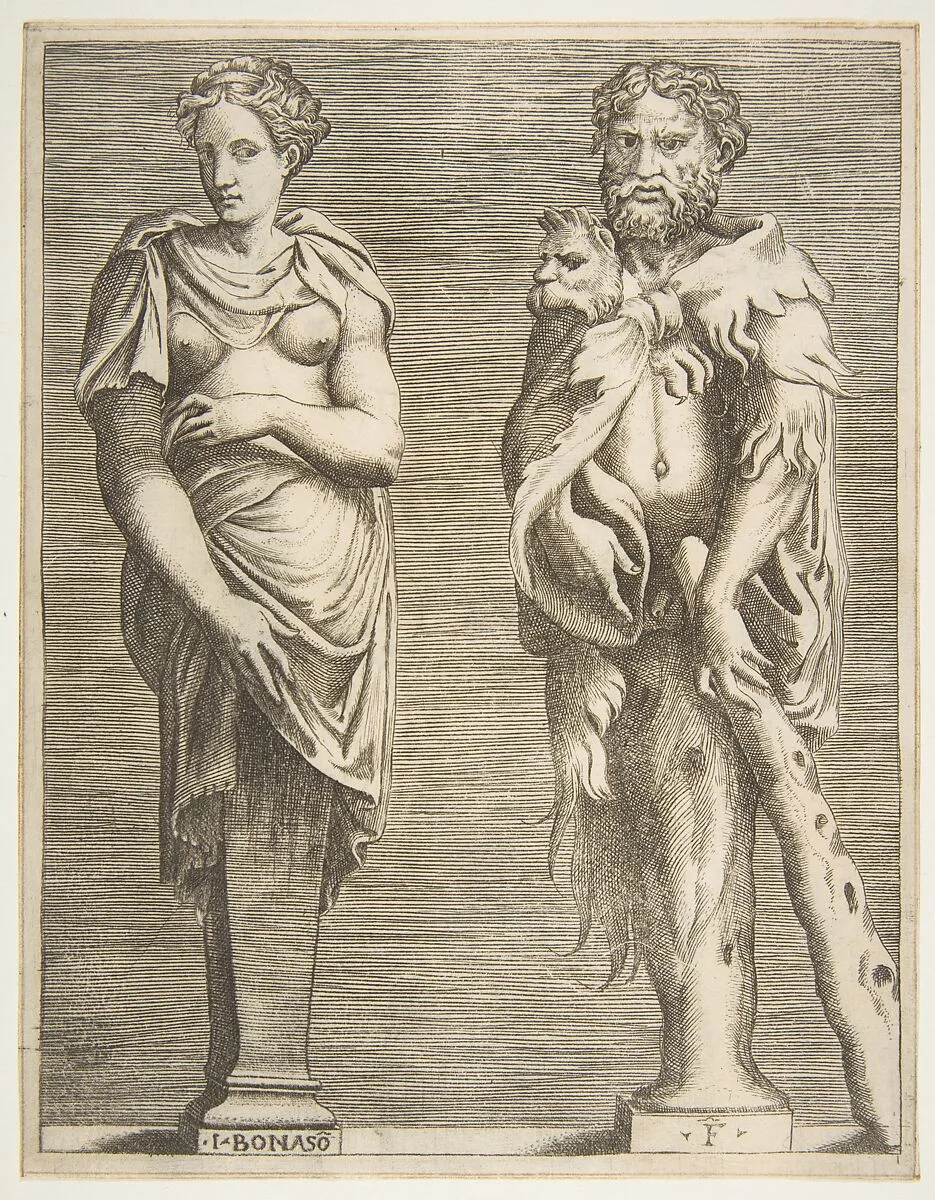 Terms of Hercules and Deianira — Giulio Bonasone