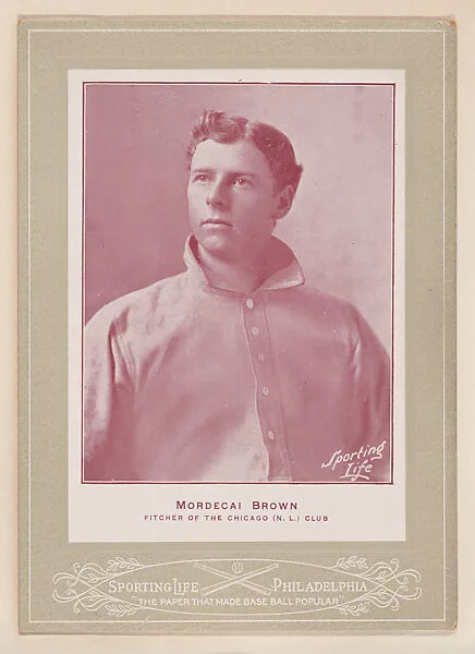 Mordecai Brown from Sporting Life Cabinets (W600) — Sporting Life