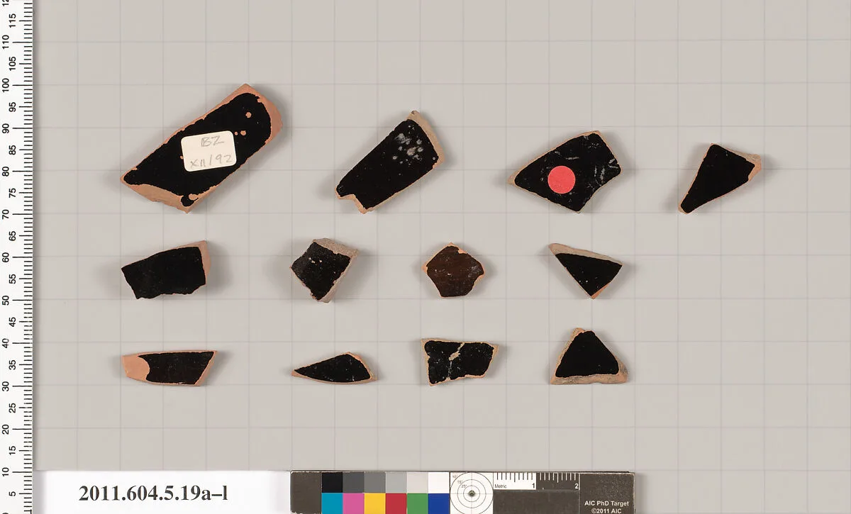 Terracotta fragments of kylikes (drinking cups) — Unknown