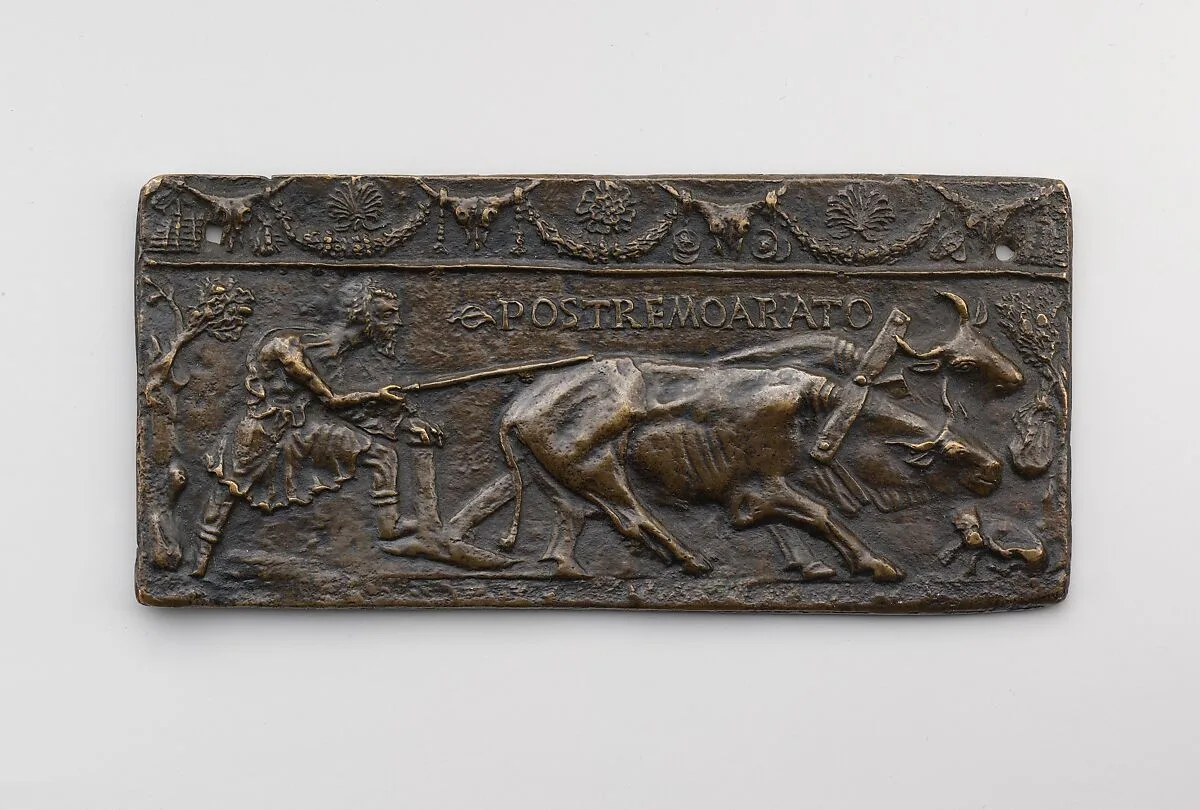 Cincinnatus at the Plough — Filarete (Antonio di Pietro Averlino)