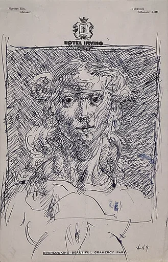 Untitled (woman's head)