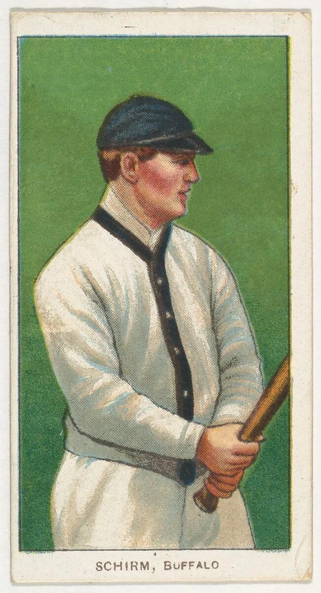 Schirm, Buffalo, Eastern League, from the White Border series (T206) for the American Tobacco Company — American Tobacco Company