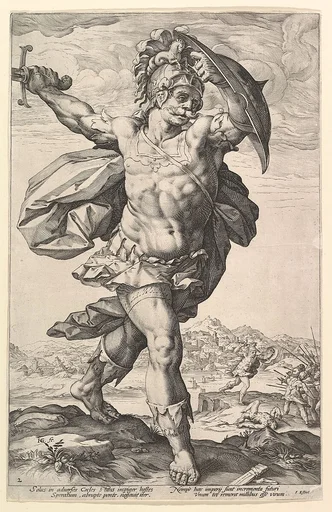 Horatius Cocles, from "The Roman Heroes"