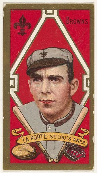 Frank LaPorte, St. Louis Browns, American League, from the "Baseball Series" (Gold Borders) set (T205) issued by the American Tobacco Company — American Tobacco Company