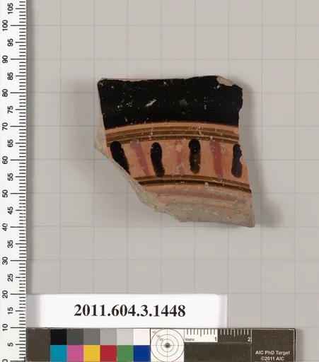 Terracotta fragment of a skyphos (deep drinking cup)