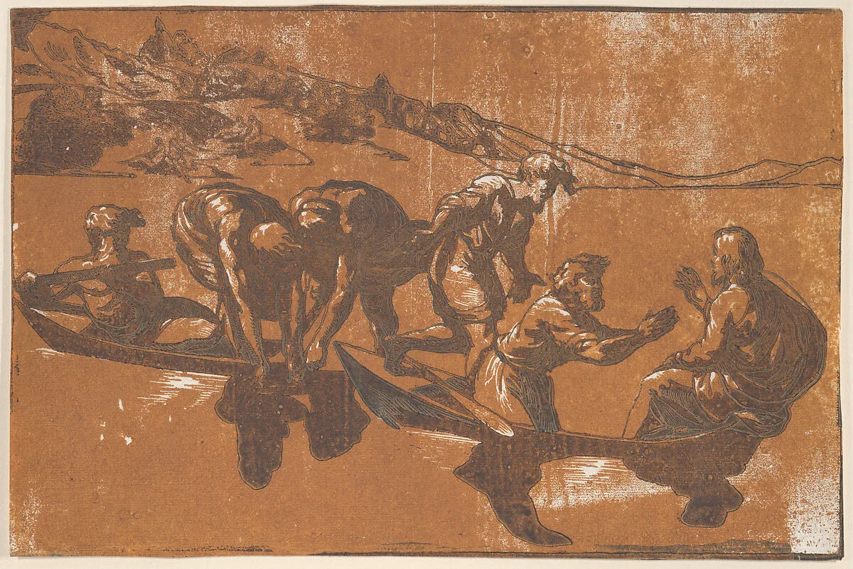 The Miraculous Draught of Fishes — Niccolò Vicentino|Raphael (Raffaello Sanzio or Santi)