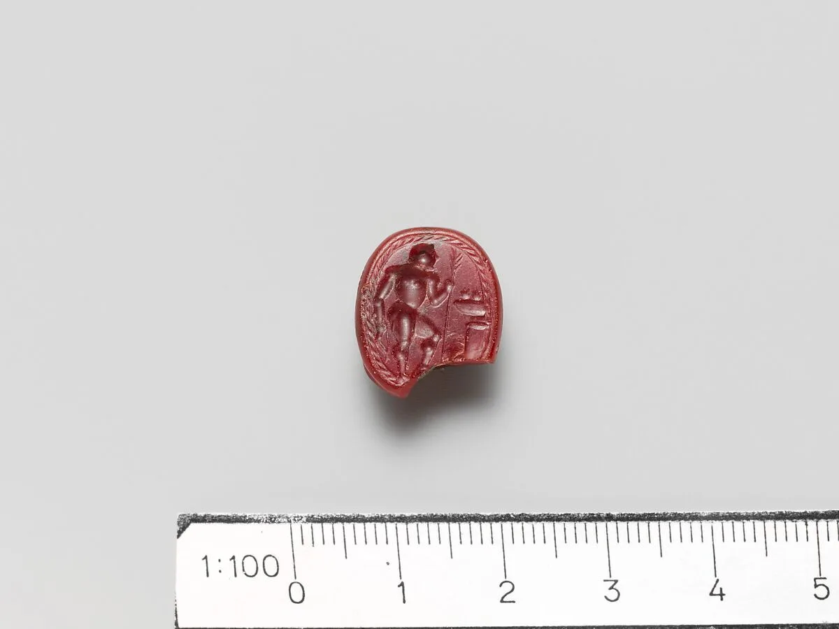Carnelian scarab — Unknown