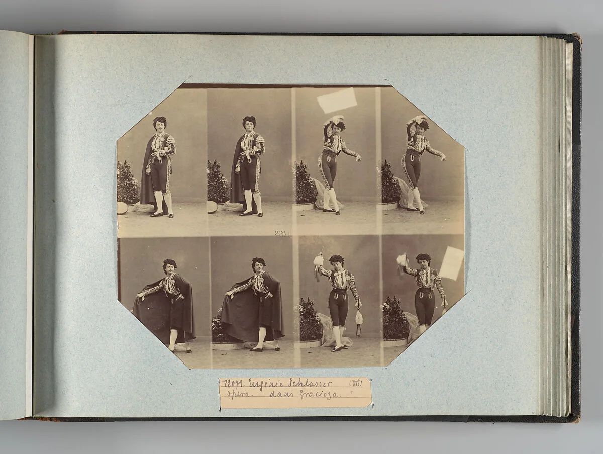 Eugénie Schlosser dans Gracioza — André-Adolphe-Eugène Disdéri