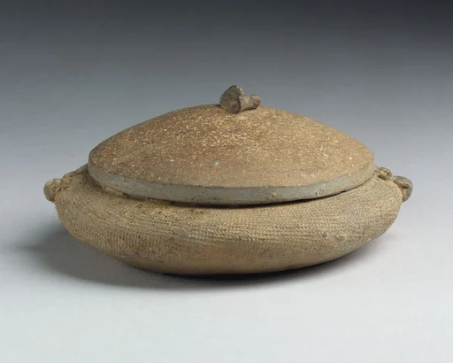 戰國 陶盖罐|Covered jar (Guan)