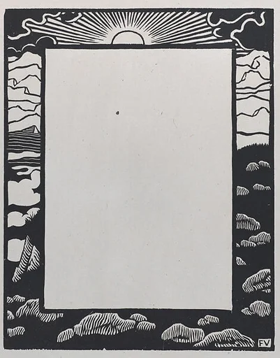 Summer, Border from L'Image, August 1897