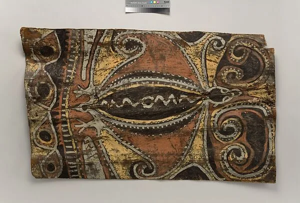 Painting from a Ceremonial House Ceiling — Kwanggi, Kalaba|Artists of Mariwai Village