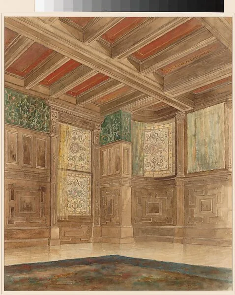 Design for an interior — Louis C. Tiffany|Tiffany Glass and Decorating Company
