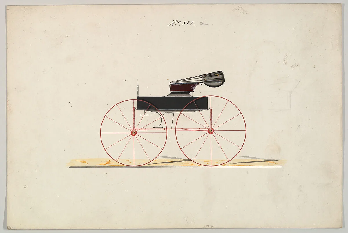 Design for Wagon, no. 577a — Brewster & Co.