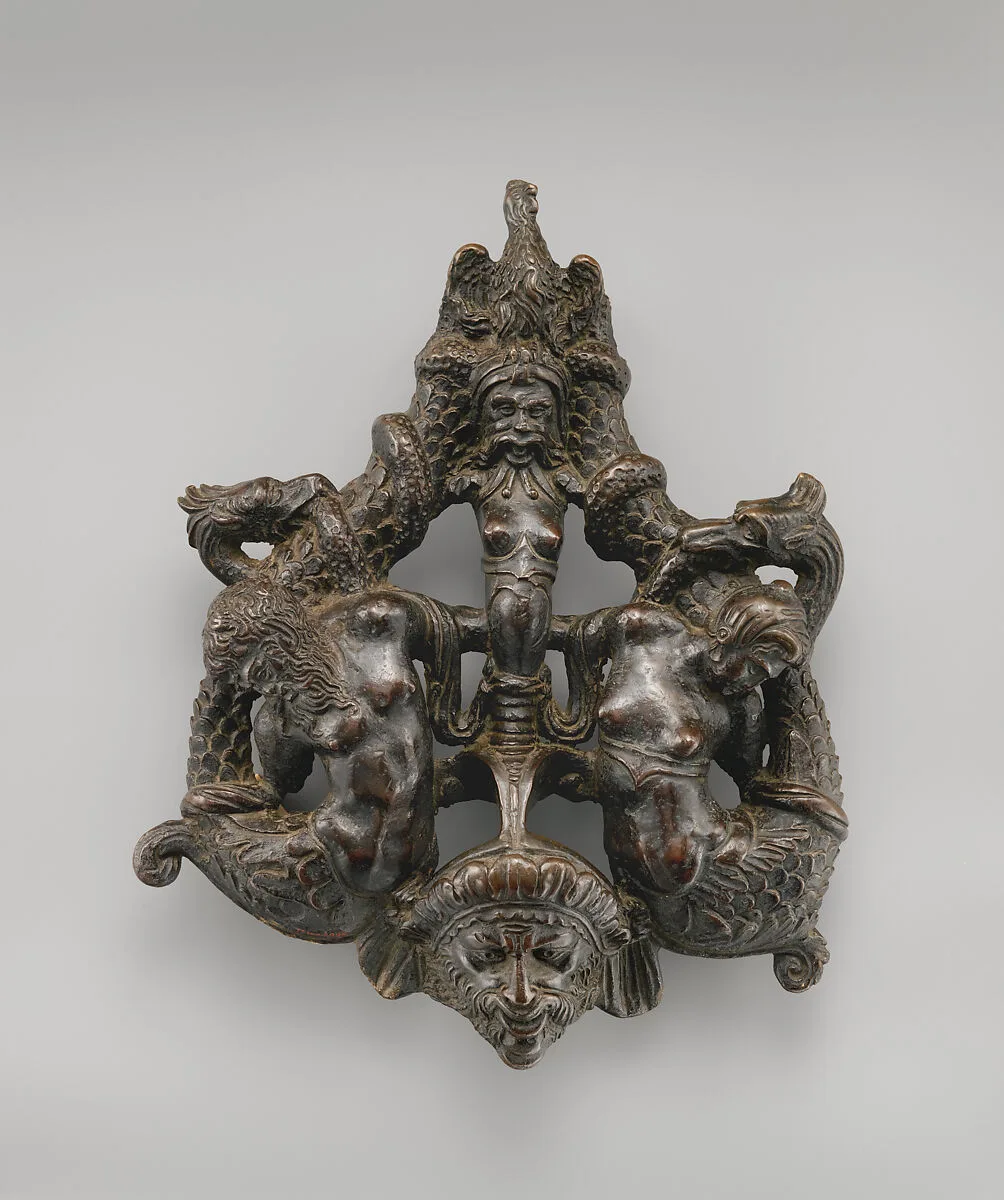 Doorknocker with a Triton and a Nereid — Unknown