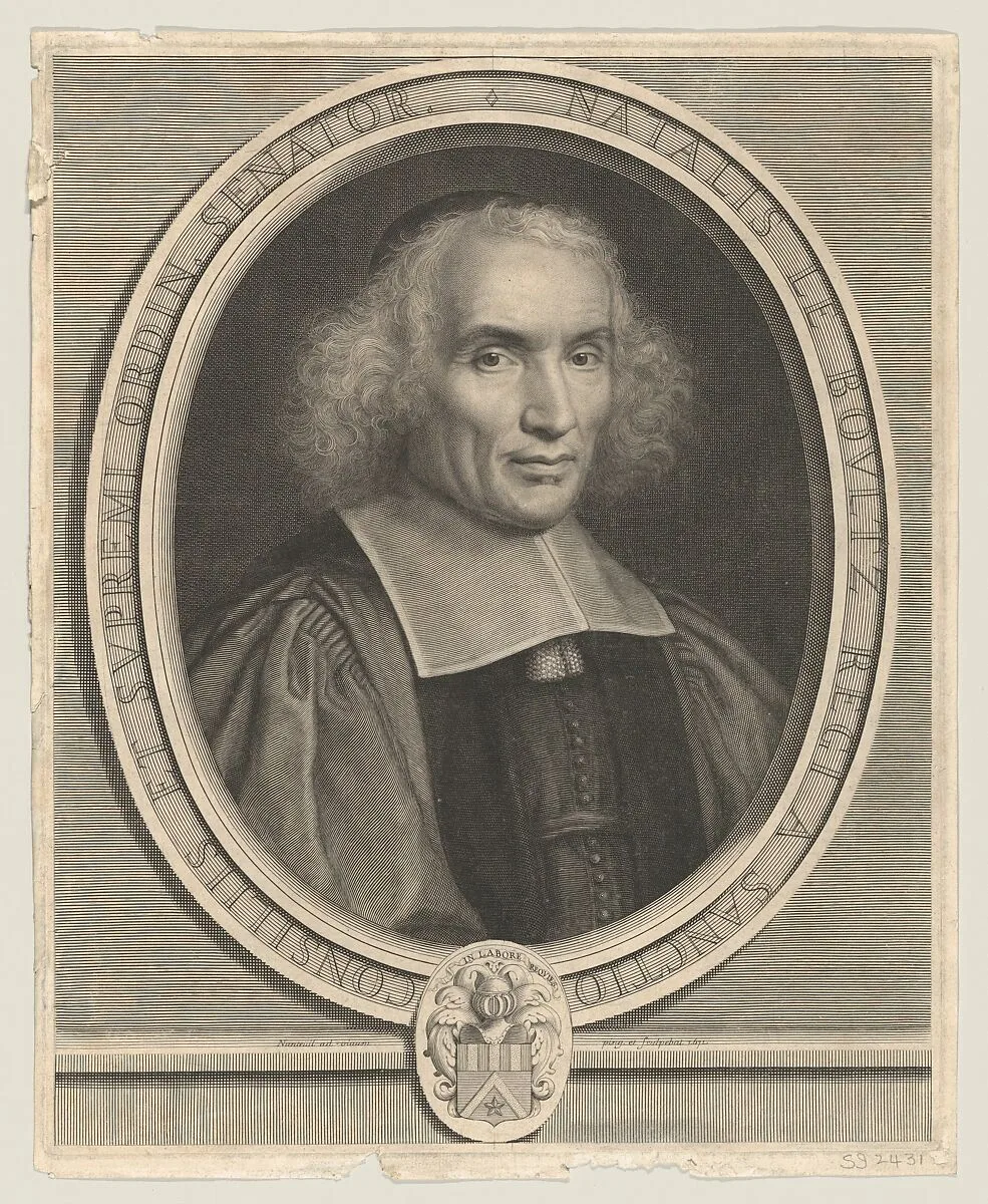 Portrait of the French Magistrate Noël Le Boultz — Robert Nanteuil|Noël Le Boultz