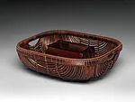 田中篁斎造 古箭竹盛籃|Fruit Tray (Morikago) with Antique Bamboo Arrows — Tanaka Kōsai