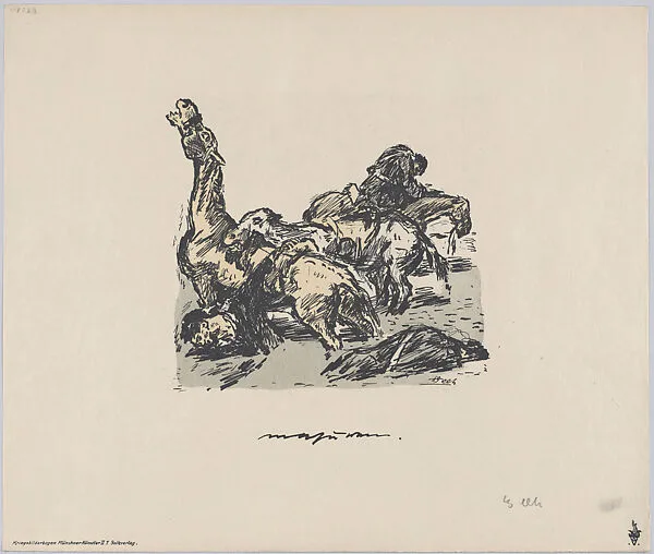 Mazury (Masuren), from 'Kriegsbilderbogen Münchner Künstler' — Goltzverlag, Munich|René Beeh