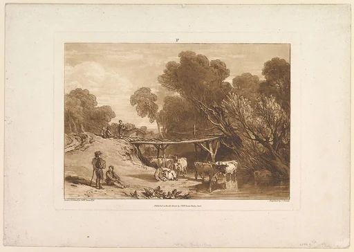 Bridge and Cows (Liber Studiorum, part I, plate 2)
