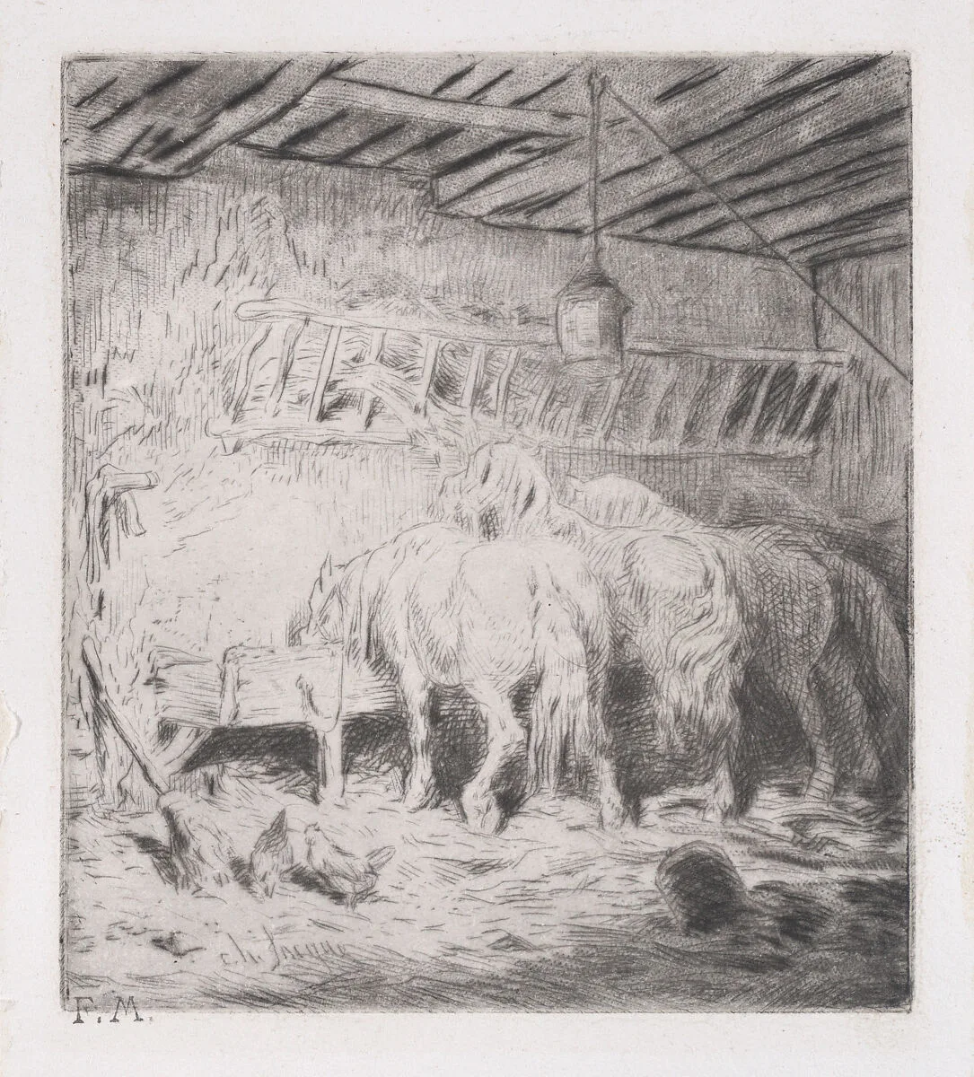 Stable — Charles Jacque