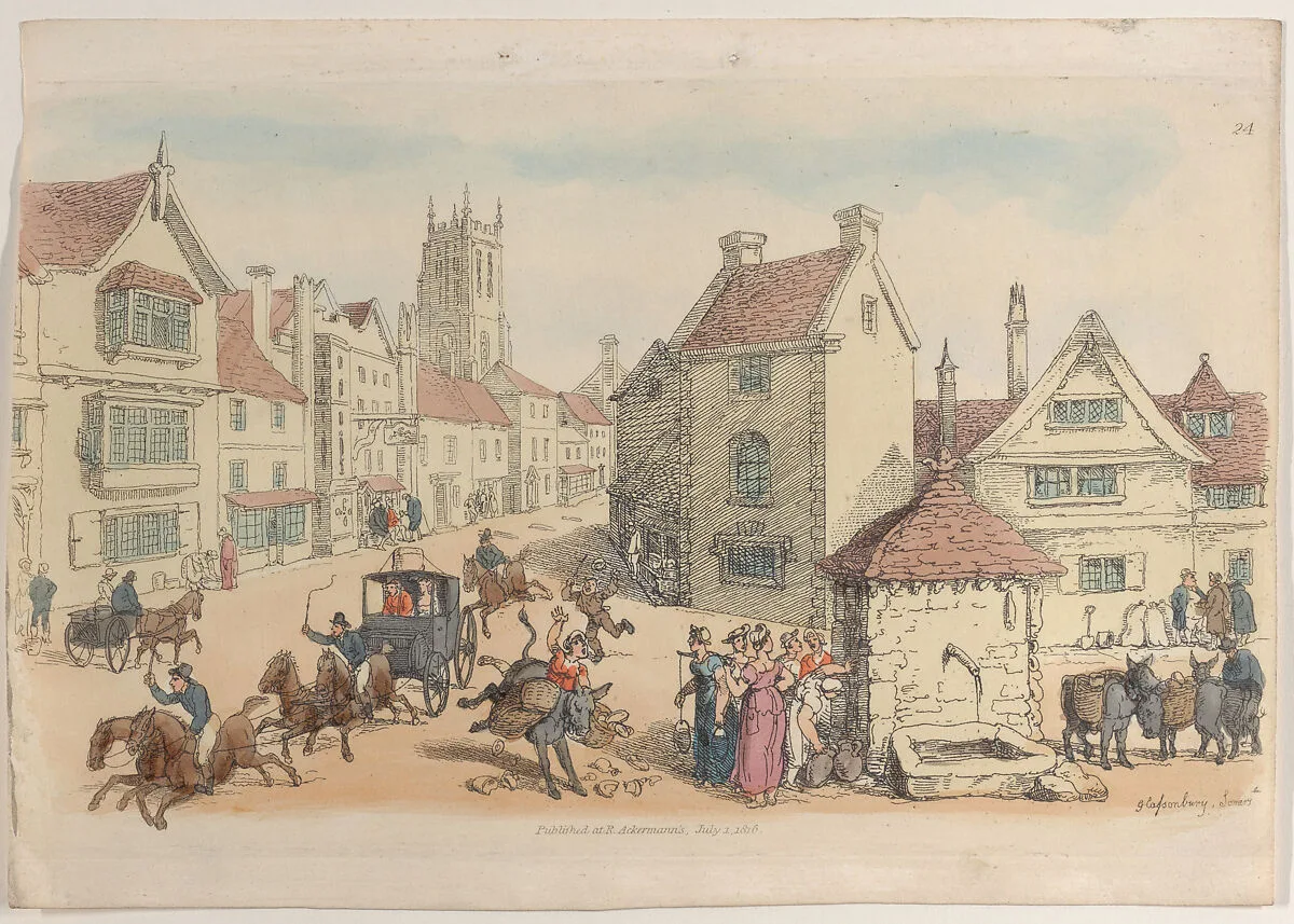 Plate 24, from "World in Miniature" — Thomas Rowlandson|Rudolph Ackermann, London