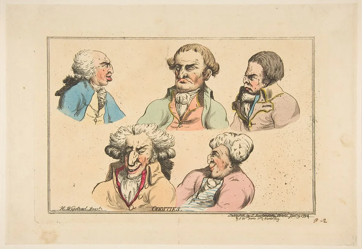 Oddities — Thomas Rowlandson|Henry Wigstead|S. W. Fores