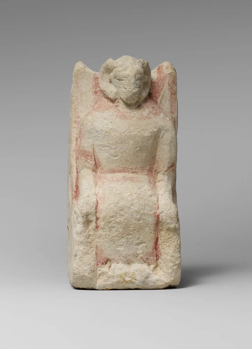 Limestone statuette of Zeus Ammon — Unknown