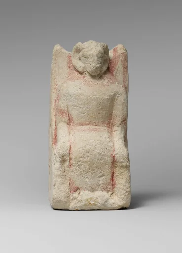 Limestone statuette of Zeus Ammon