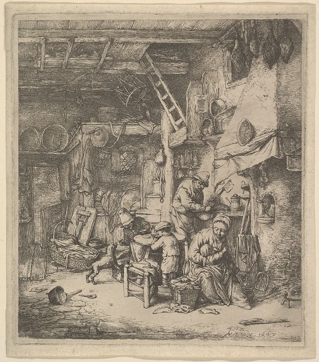 The Family — Adriaen van Ostade
