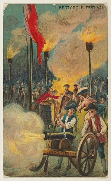Liberty Pole Festival, from the "Historical Events" series (T70), issued with Buffo Grande Little Cigars — Unknown